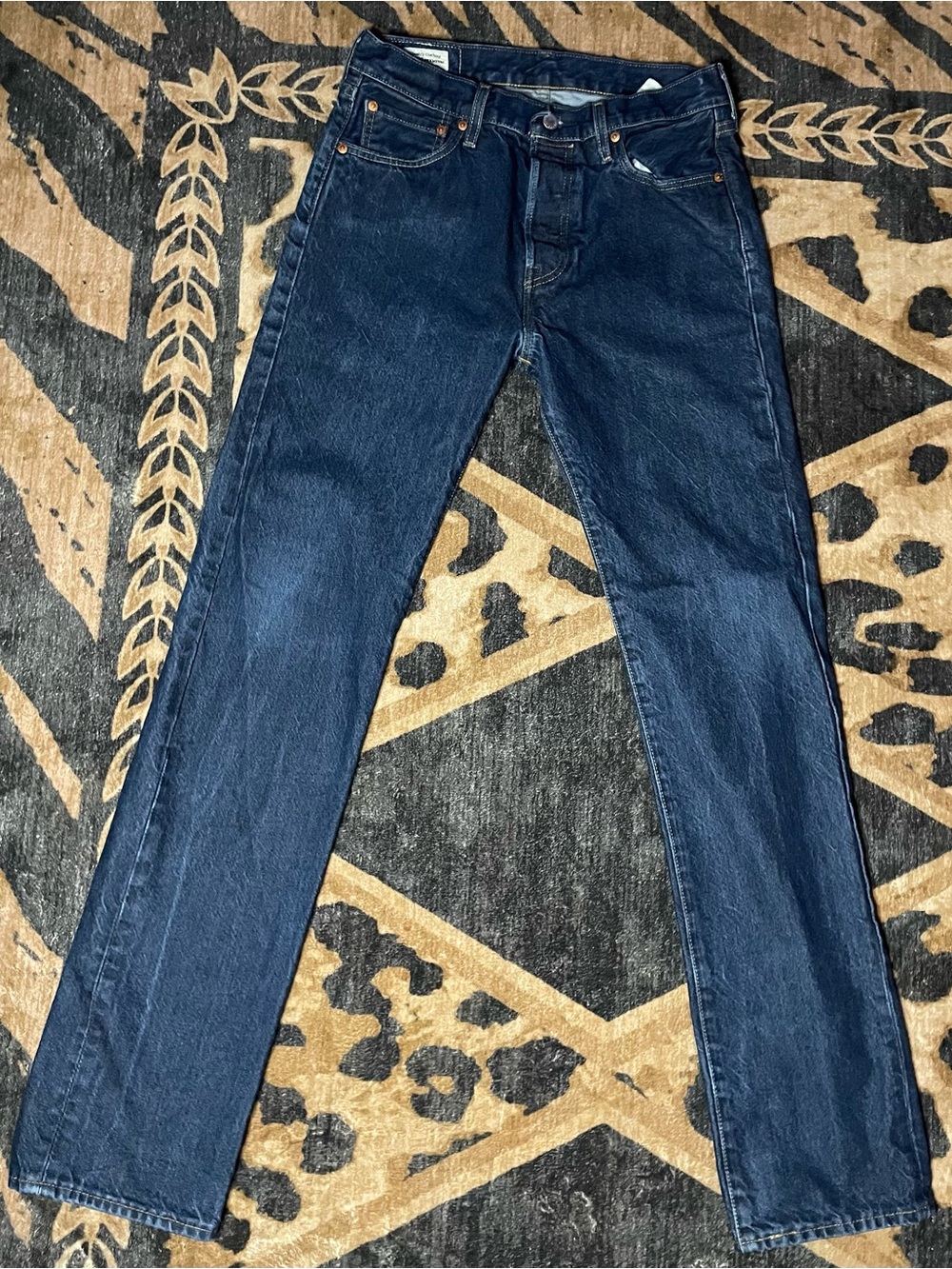 Levi’s 501 Premium Men’s Jeans 30x34 Dark Wash Straight Leg